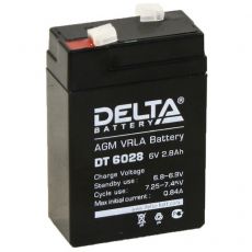 Аккумулятор для ИБП Delta Battery DT 6028 2,8А/ч-6Vст EN1 - - 66x39x99 -