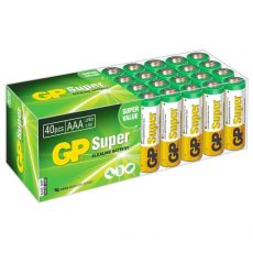 Батарейка GP Super Alkaline 24A LR03 AAA, 40 шт.