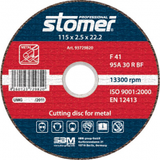 Диск по металлу Stomer CD-115 93729820