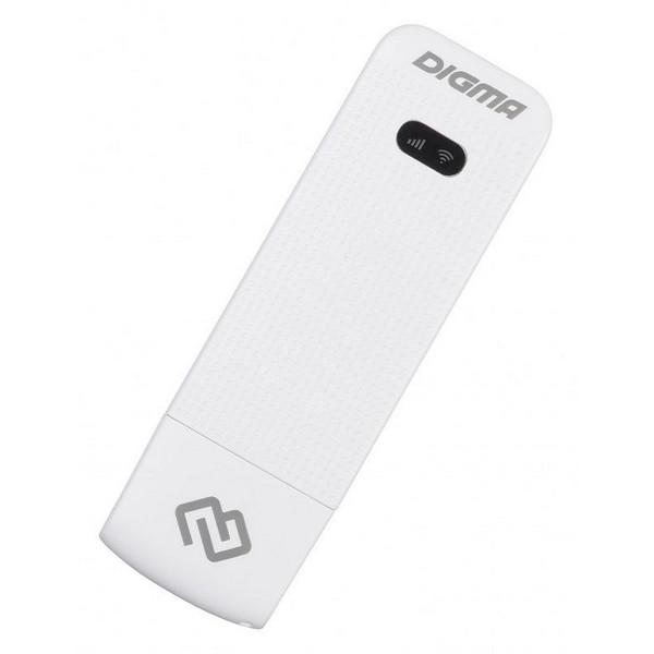 Модем Digma Dongle WiFi DW1961 3G/4G, белый