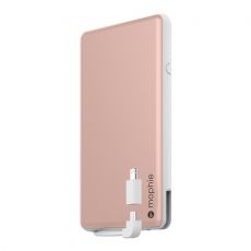 Внешний аккумулятор Mophie Powerstation Plus 3545 6000 мAч розовое золото